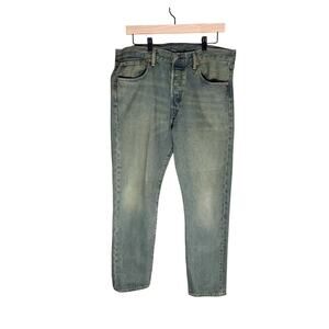 Levi's Men's 501 CT XX Customized & Tapered Button Fly Rare Green 2016 34x30 EUC